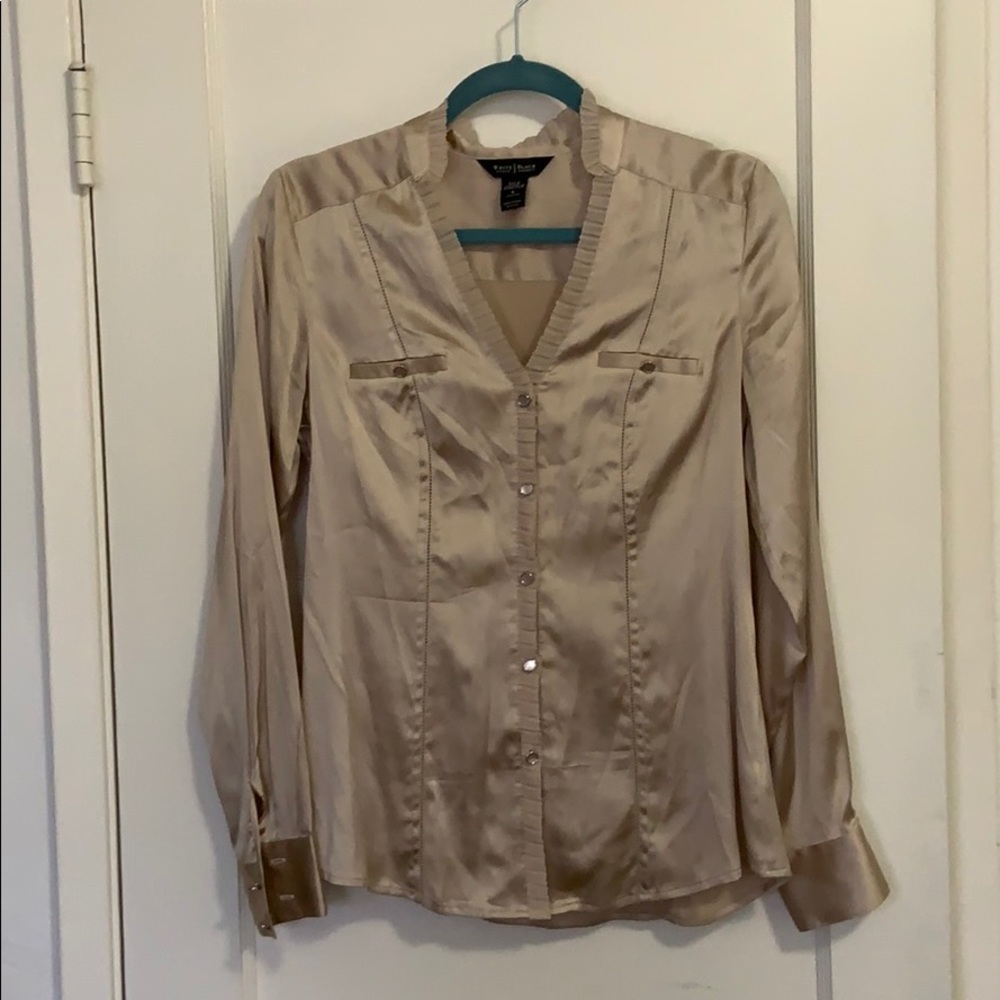 Silk stretch White House Black Market blouse